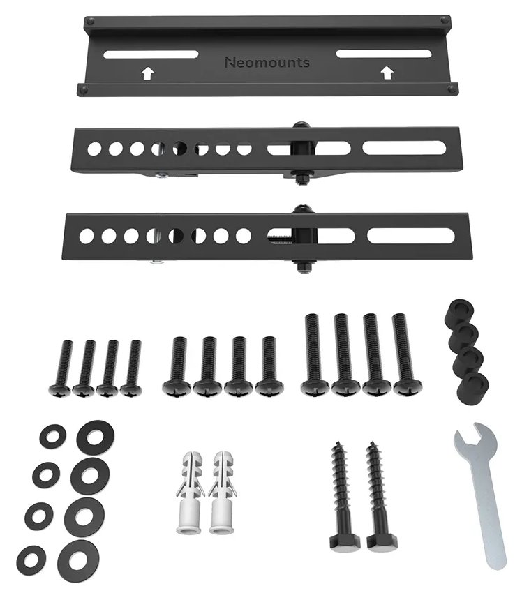 Neomounts  WL30-350BL12/Držák displeje/na stěnu/24-55"/fixní/zamykatelný/VESA 200X200/nosn. 35kg/černý