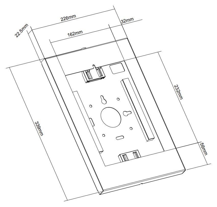 Neomounts WL15-650WH1/Držák tabletu/na stěnu/9,7-11" /VESA 75x75/iPad, iPad Pro/Air, GalaxyTab A/A7/S6 Lite/bílý