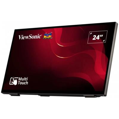 ViewSonic TD2465 / 24"/ Touch/ VA / 16:9/ 1920x1080/ 7ms/ 250cd/m2/ DP/ HDMI/ VGA/ USB/ Repro