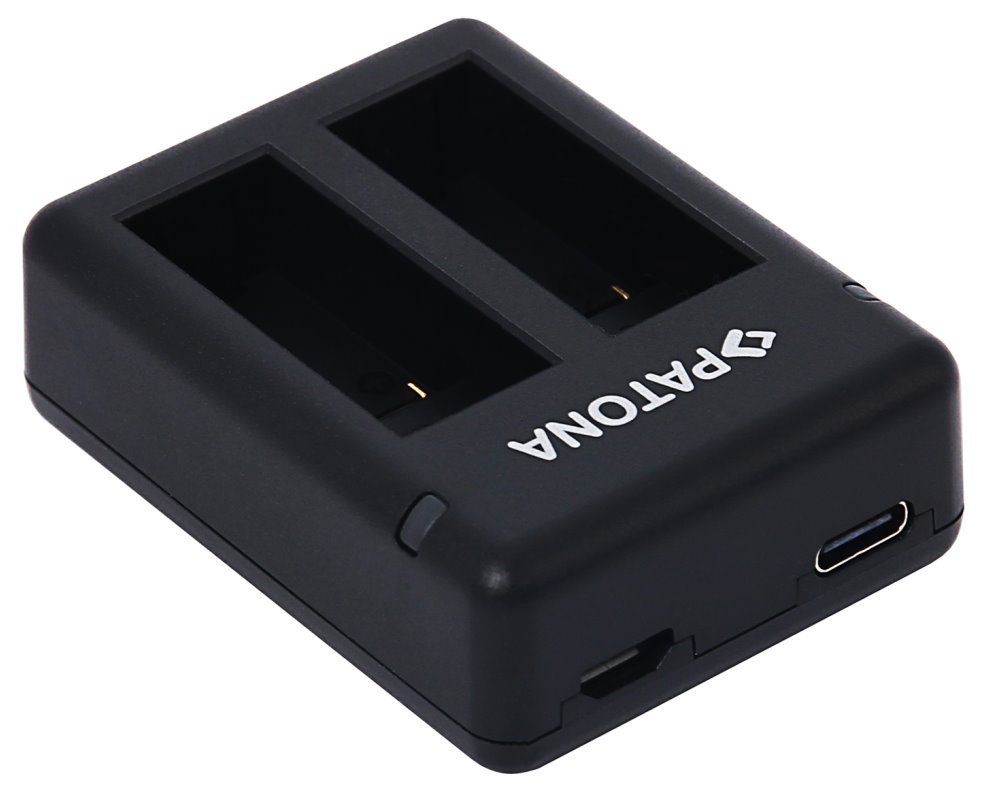 PATONA nabíječka pro digitální kameru Dual GoPro Hero 9/Hero 10/Hero 11/Hero 12/ 2x baterie 1730mAh