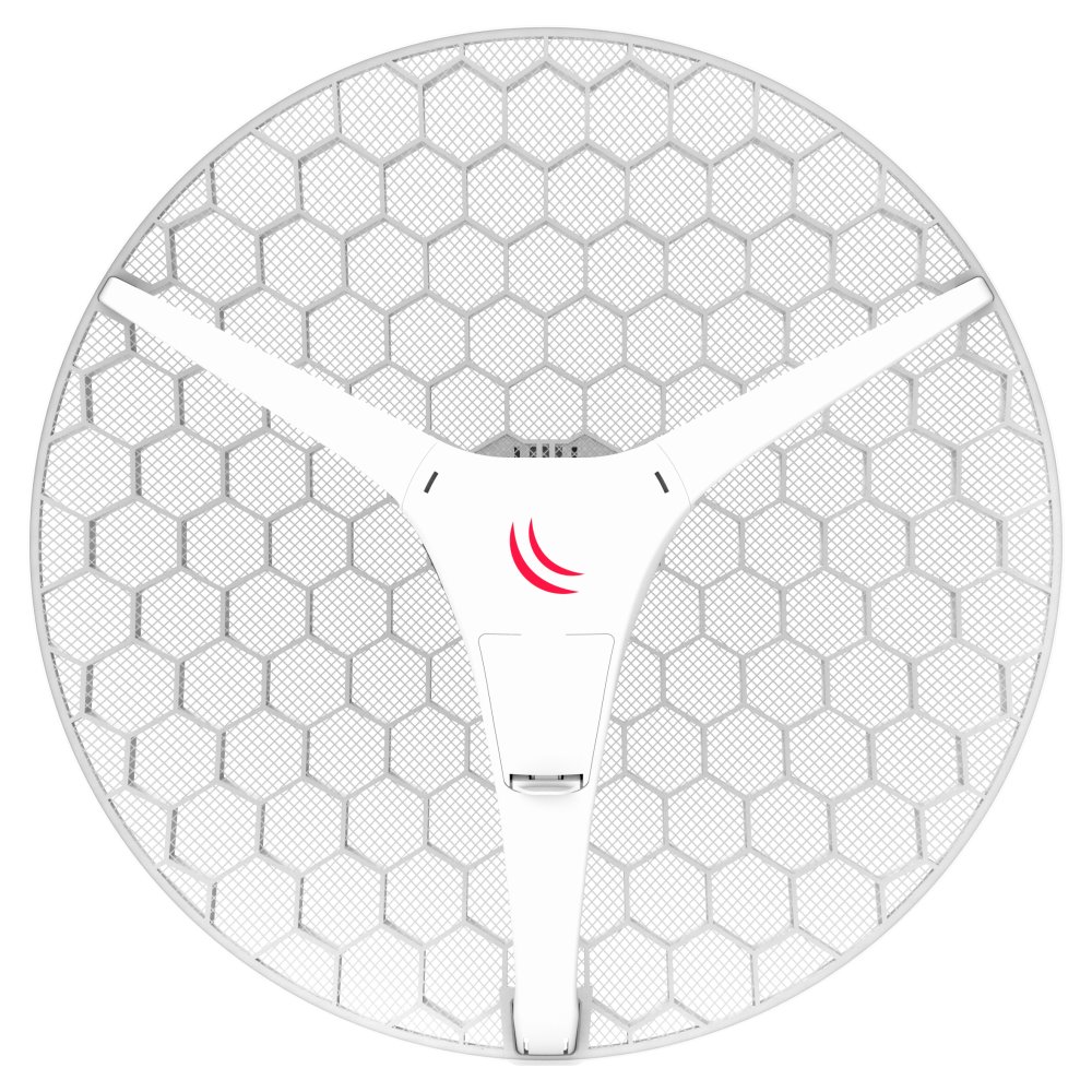 MikroTik RouterBOARD LHG XL 5 ac - outdoor klient, anténa 27 dBi, 7°, 802.11a/n/ac, L3 (5GHz), sada 4ks