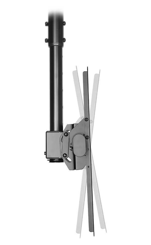 Neomounts Select NM-C440BLACK/Držák displeje/na strop/32-65"/náklon/rotace/nast.výšky/VESA 400X400/nosn. 50kg/černý