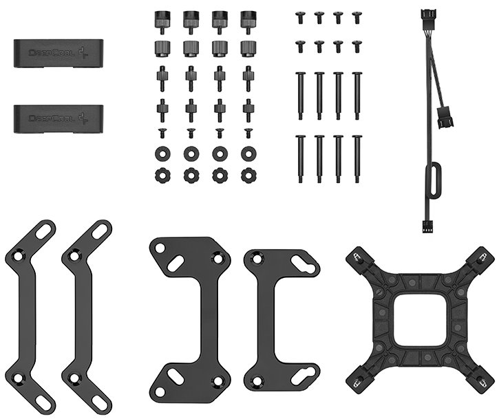 DEEPCOOL vodní chladič LT520 / 2x120 mm fan / ARGB / Intel i AMD