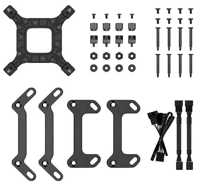DEEPCOOL vodní chladič LS520 SE / 2x120 mm fan / ARGB / Intel i AMD / pro SI