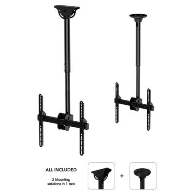 Neomounts Select NM-C440BLACK/Držák displeje/na strop/32-65"/náklon/rotace/nast.výšky/VESA 400X400/nosn. 50kg/černý