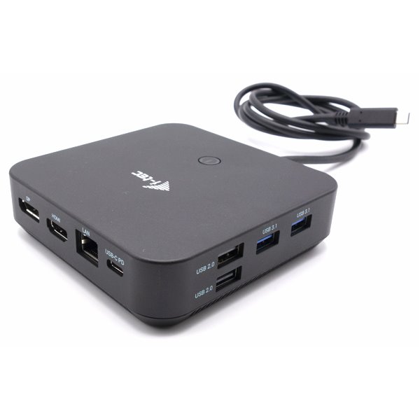 i-tec dokovací stanice/ 2x USB-C/ 2x USB 2.0/ 3x USB 3.0/ HDMI/ 2x DP/ LAN/ Power Delivery 100 W