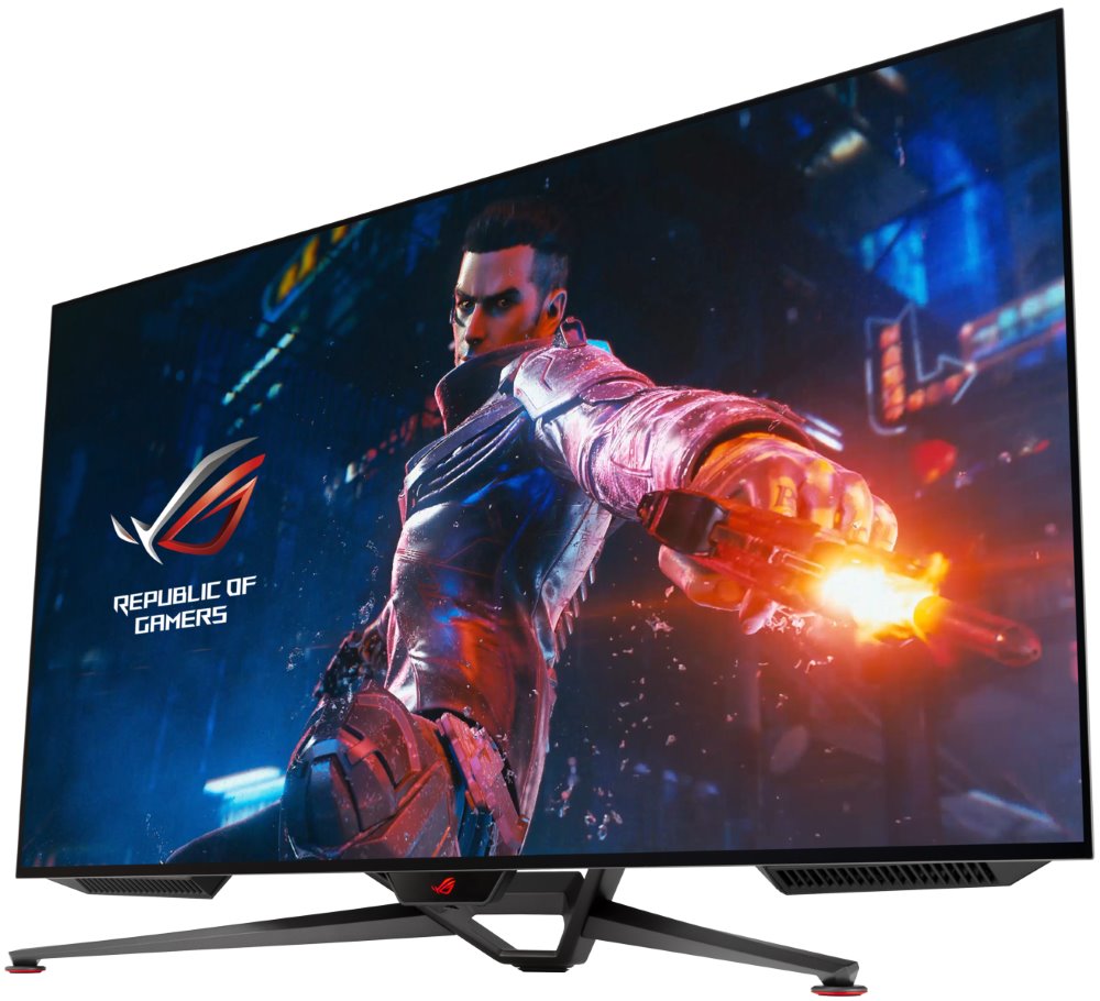 ASUS 42" WLED PG42UQ/ 3840x2160/ OLED/ 16:9/ 0,1ms/ 450cd/m2/ DP/ HDMI/ USB/ SPDIF/ VESA/ černý
