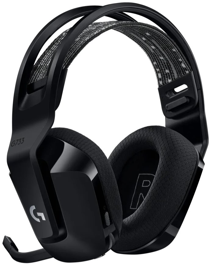 Logitech herní sluchátka G733 LIGHTSPEED Wireless RGB Gaming Headset, EMEA, black