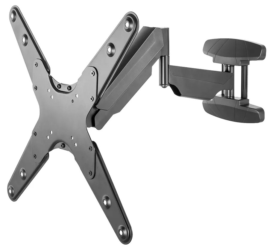 Neomounts  WL70-550BL14/Držák displeje/na stěnu/32-55"/sklopný/rotace/plynový píst/3 čepy/VESA 400X400/nosn. 30kg/černý
