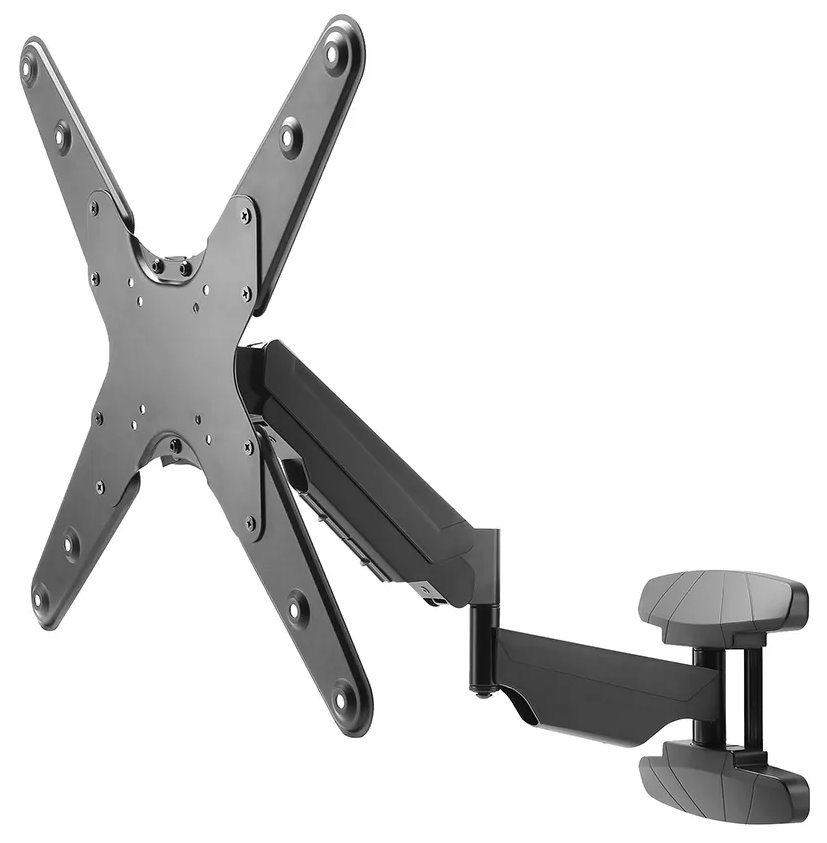 Neomounts  WL70-550BL14/Držák displeje/na stěnu/32-55"/sklopný/rotace/plynový píst/3 čepy/VESA 400X400/nosn. 30kg/černý