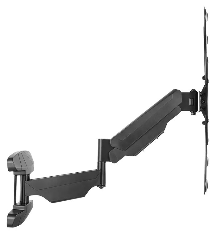 Neomounts  WL70-550BL14/Držák displeje/na stěnu/32-55"/sklopný/rotace/plynový píst/3 čepy/VESA 400X400/nosn. 30kg/černý