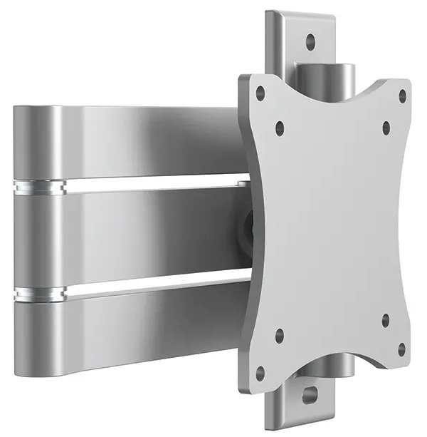 Neomounts FPMA-W830/Držák displeje/na stěnu/10-27"/sklopný/3 čepy/VESA 100X100/nosn. 12kg/stříbrný