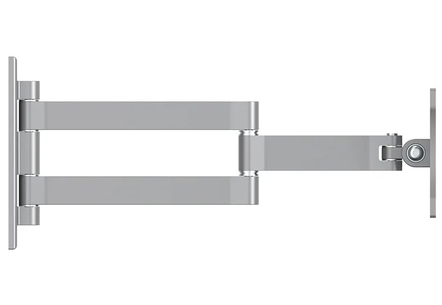 Neomounts FPMA-W830/Držák displeje/na stěnu/10-27"/sklopný/3 čepy/VESA 100X100/nosn. 12kg/stříbrný