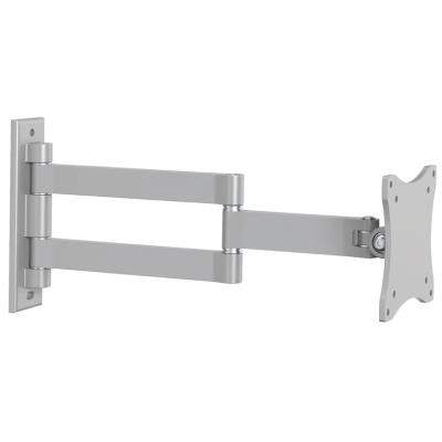 Neomounts FPMA-W830/Držák displeje/na stěnu/10-27"/sklopný/3 čepy/VESA 100X100/nosn. 12kg/stříbrný