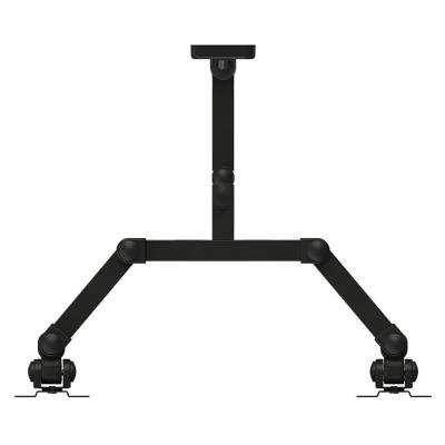 Neomounts FPMA-W960D/Držák displeje/na stěnu/10-27"/sklopný/3 čepy/VESA 100X100/nosn. 2x6kg/2 displeje/černý