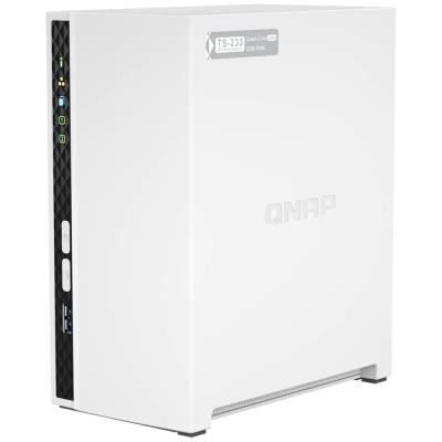 QNAP TS-233   2x SATA/ 2GBRAM/ 1x GbE/ 2x USB2.0/ 1x USB3.0