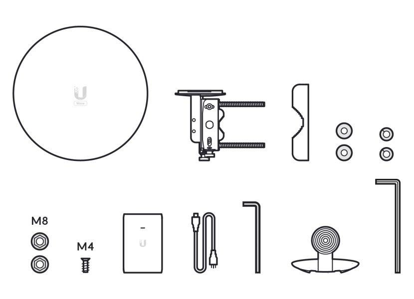 Ubiquiti Wave Long Range - 60GHz PtP/PtMP klient, 46 dBi, 5GHz záloha, propustnost 2 Gbps