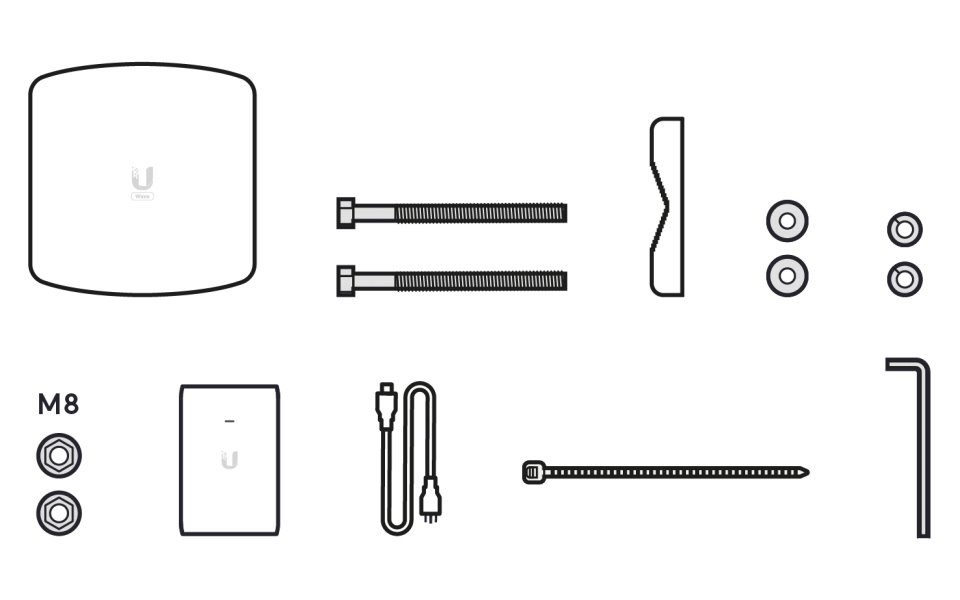 Ubiquiti Wave AP - 60GHz PtMP AP, 24 dBi, 5GHz záloha, úhel 30°, SFP+ port, propustnost 5.4 Gbps