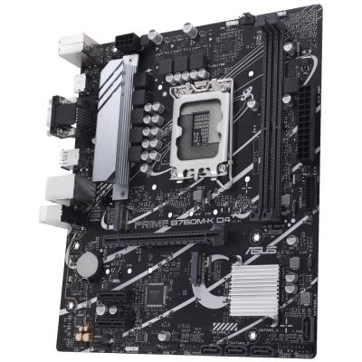 ASUS PRIME B760M-K D4 / Intel B760 / LGA1700 / 2x DDR4 / 2x M.2 / HDMI / VGA / mATX