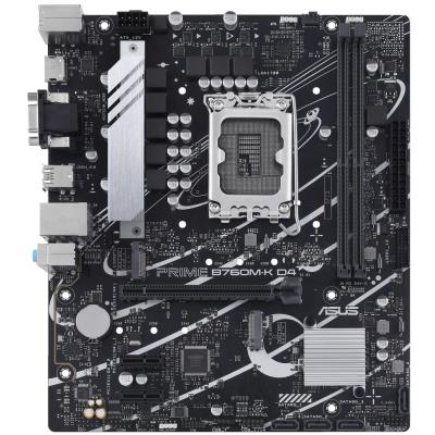 ASUS PRIME B760M-K D4 / Intel B760 / LGA1700 / 2x DDR4 / 2x M.2 / HDMI / VGA / mATX