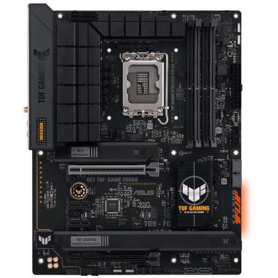 ASUS TUF GAMING B760-PLUS WIFI D4 / Intel B760 / LGA1700 / 4x DDR4 / 3x M.2 / DP / HDMI / 1x USB-C / WIFI / ATX