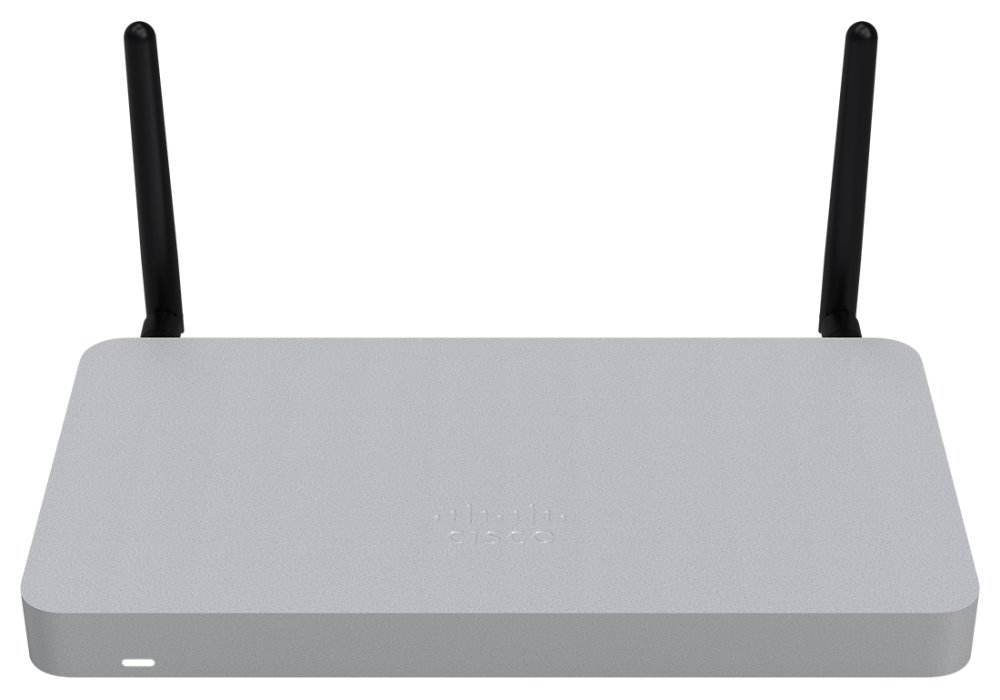 Cisco Meraki MX67W Firewall Cloud Managed, 1x GbE WAN, 4x GbE LAN, Wave 2 Wi-Fi