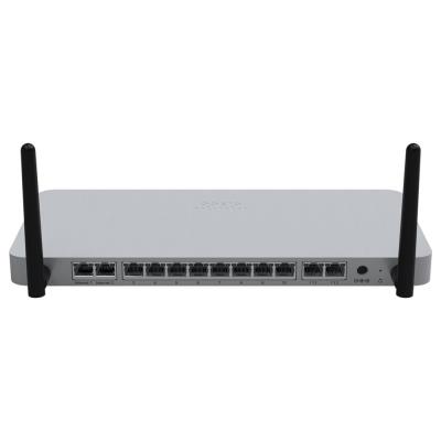 Cisco Meraki MX68W Firewall Cloud Managed, 2x GbE WAN, 10x GbE LAN (2x PoE+), Wave 2 Wi-Fi