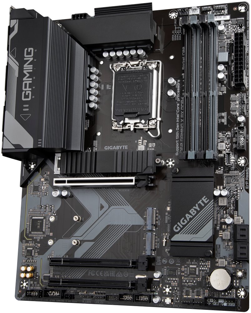 GIGABYTE B760 GAMING X AX DDR4 / Intel B760 / LGA1700 / 4x DDR4  / 3x M.2 / DP / HDMI / WiFi / ATX