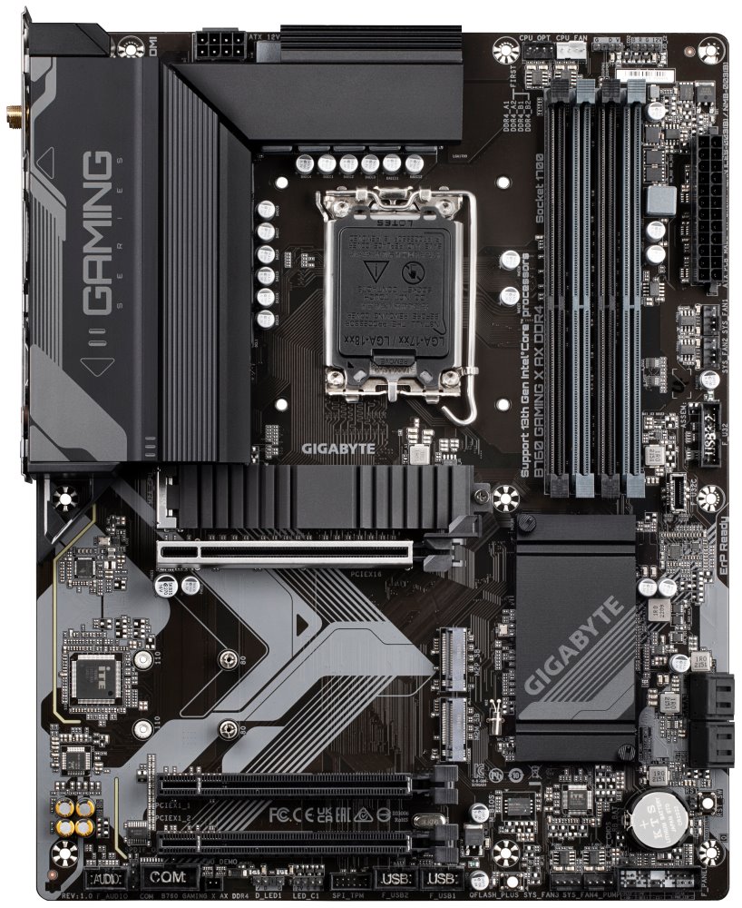 GIGABYTE B760 GAMING X AX DDR4 / Intel B760 / LGA1700 / 4x DDR4  / 3x M.2 / DP / HDMI / WiFi / ATX