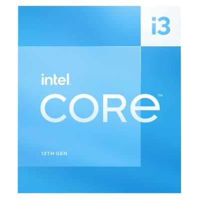 INTEL Core i3-13100 / Raptor Lake / LGA1700 / max. 4,5GHz / 4C/8T / 12MB / 60W TDP / BOX