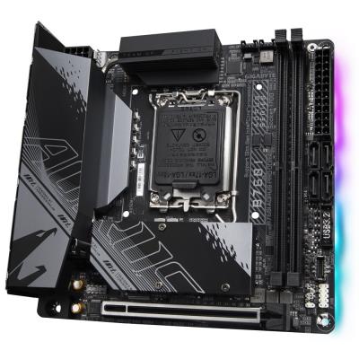 GIGABYTE B760I AORUS PRO DDR4 / Intel B760 / LGA1700 / 2x DDR4  / 2x M.2 / DP / HDMI / USB-C / WiFi / Mini-ITX