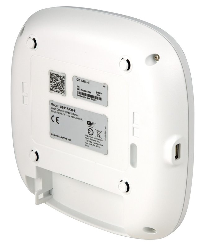 Cisco Catalyst C9115AXI-E - 4x4 MIMO (802.11n/ac/ax), 1x 100/1000/2500 Multigigabit, BT5, USB 2.0