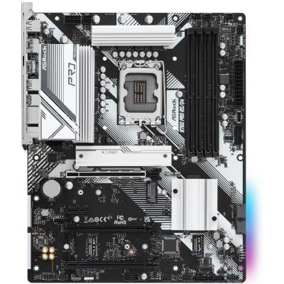 ASRock B760 PRO RS/D4 / Intel B760 / LGA1700 / 4x DDR4 / 3x M.2 / HDMI / DP / USB-C / ATX