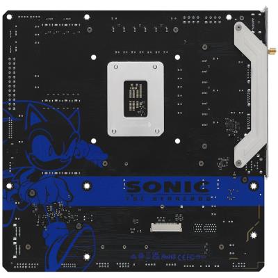 ASRock B760M PG SONIC WIFI / Intel B760 / LGA1700 / 4x DDR5 / 3x M.2 / HDMI / DP / USB-C / WiFi / mATX