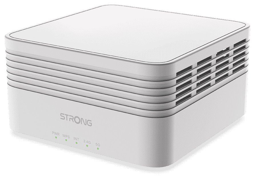 STRONG sada 2 ATRIA Wi-Fi Mesh Home Kit AX3000/ Wi-Fi 802.11a/b/g/n/ac/ax/ 2402 Mbit/s/ 2,4GHz a 5GHz/ 3x LAN/ bílý