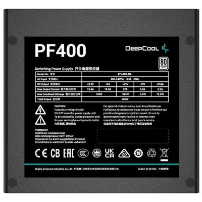 DEEPCOOL zdroj PF400 / 400W / ATX / 120 mm fan / 80 Plus