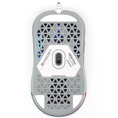 Endorfy myš GEM Plus OWH PAW3370 / Khail GM 8.0 / drátová / bílá
