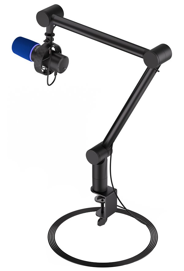 Endorfy mikrofon Solum Broadcast / streamovací / nastavitelné rameno / pop-up filtr / 3,5mm jack / USB-C