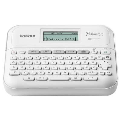 BROTHER tiskárna samolepících štítků Brother PT-D410 / 18mm / USB / bat. provoz