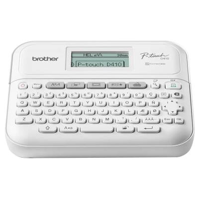 BROTHER tiskárna samolepících štítků Brother PT-D410VP / 18mm / USB / bat. provoz / kufr