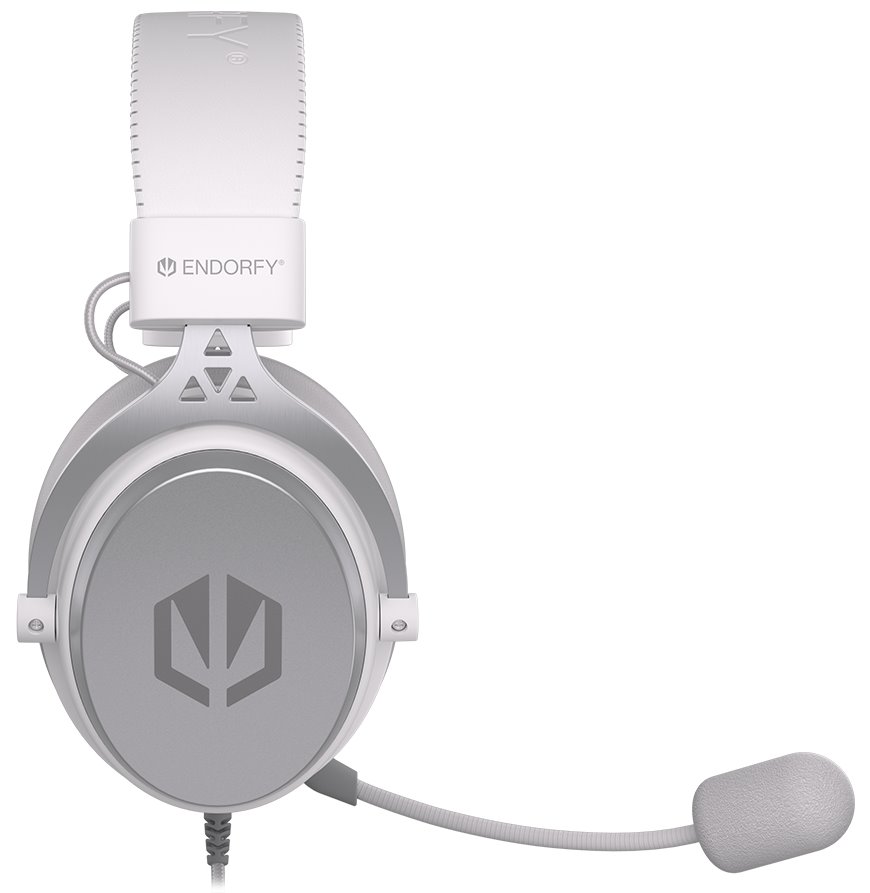 Endorfy headset VIRO OWH / drátový / s odnímatelným mikrofonem / 3,5mm jack / bílý