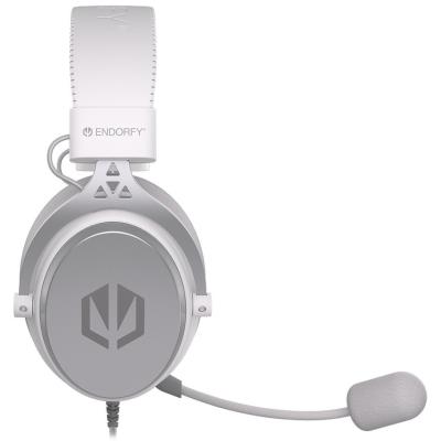Endorfy headset VIRO Plus USB OWH / drátový / s odnímatelným mikrofonem / USB / bílý