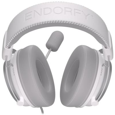Endorfy headset VIRO Plus USB OWH / drátový / s odnímatelným mikrofonem / USB / bílý