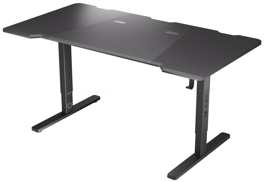 Endorfy herní stůl Atlas L / 150cm x 78cm / nosnost 80 kg / prostor na kabeláž / černý