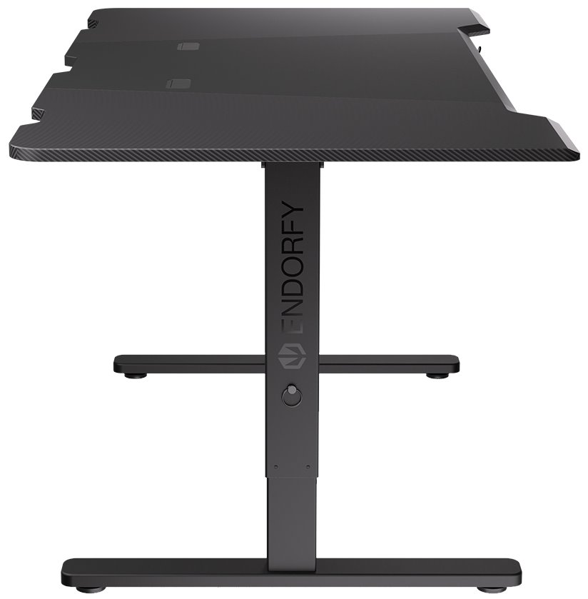 Endorfy herní stůl Atlas L / 150cm x 78cm / nosnost 80 kg / prostor na kabeláž / černý