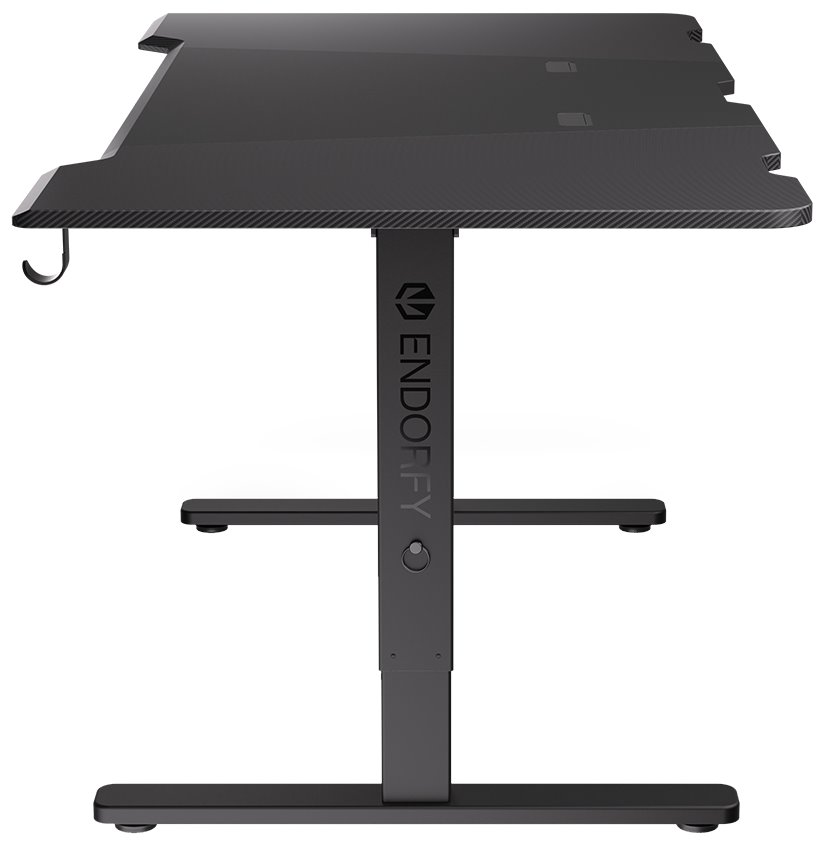 Endorfy herní stůl Atlas L / 150cm x 78cm / nosnost 80 kg / prostor na kabeláž / černý