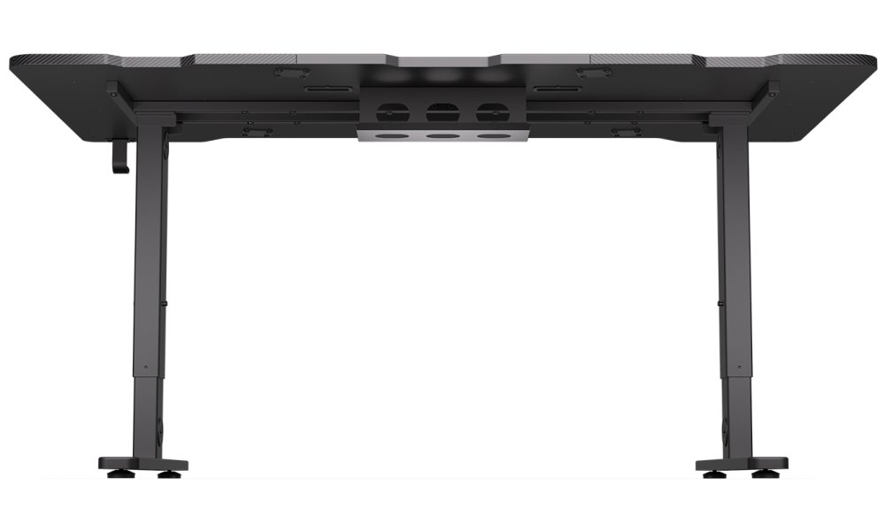 Endorfy herní stůl Atlas L / 150cm x 78cm / nosnost 80 kg / prostor na kabeláž / černý