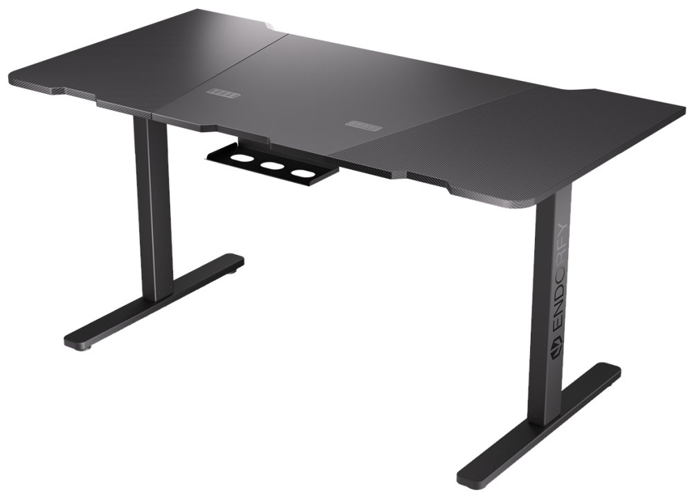 Endorfy herní stůl Atlas L electric / 150cm x 78cm / nosnost 80 kg / elektricky výškově stavitelný (73-120cm) / černý
