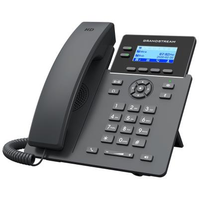 Grandstream GRP2602G VoIP telefon, 4x SIP, grafický podsvícený 2,21" displej, 2x Gbps RJ45, PoE
