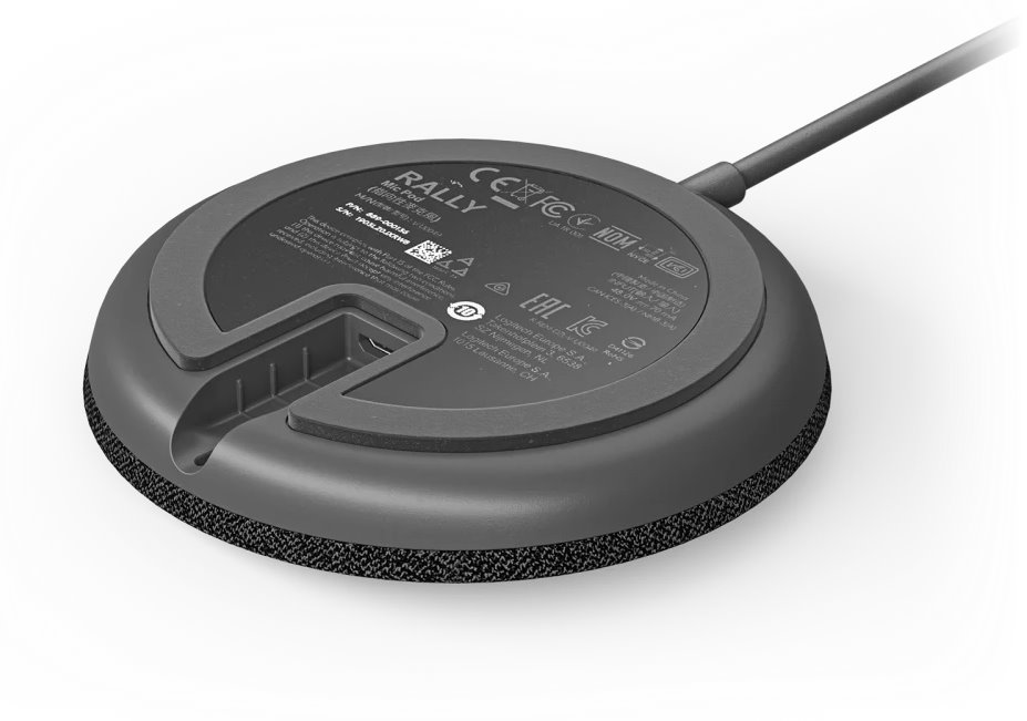 Logitech Rally Mic Pod accessory for Logitech Rally Ultra-HD ConferenceCam - black